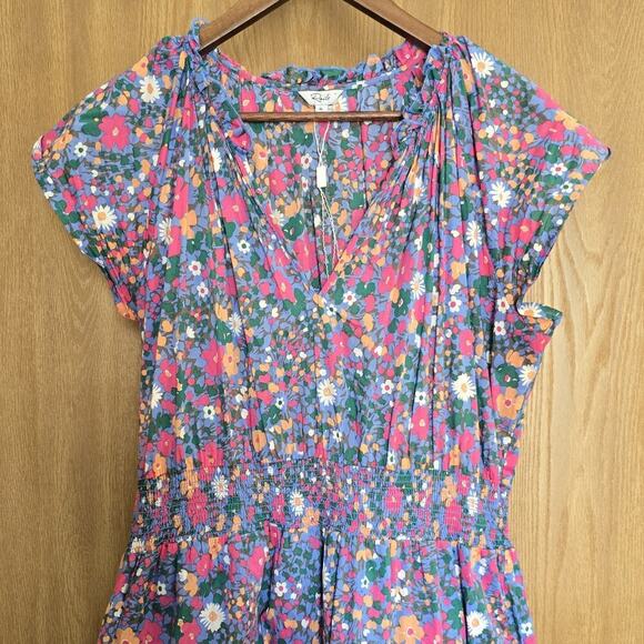 Rails Amellia Leilani Floral Tiered Midi Dress - Picture 4 of 12